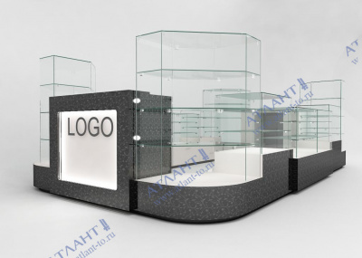 Островной павильон Ступени