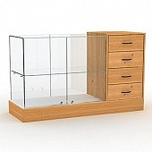 Стеклянная витрина ПС-3Б-П